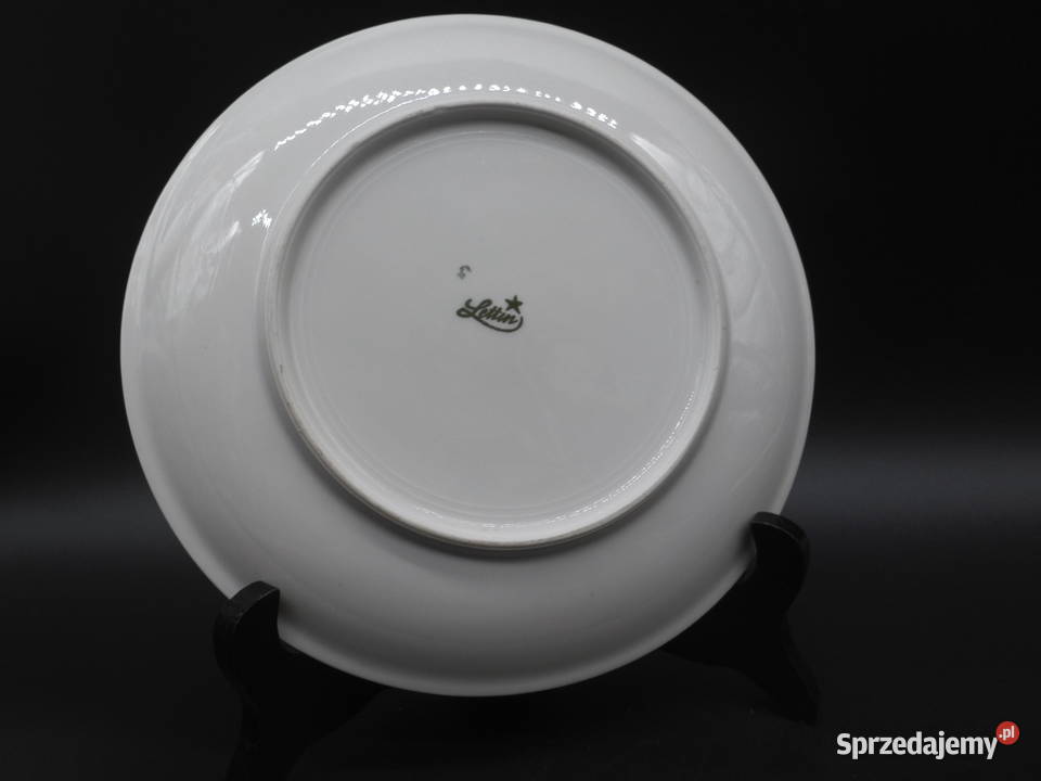Talerz deserowy LETTIN Porcelana i szkło wielkopolskie Raszków