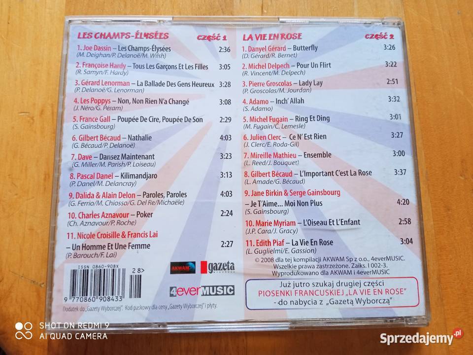 Dwupłytowy album Piosenka Francuska znane Katowice