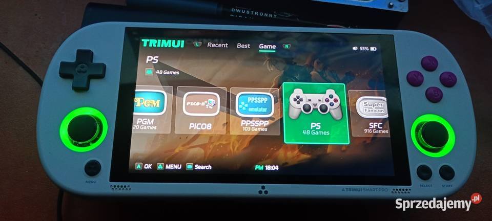 Retro konsola do gier 128gb sd karta gier dla dzieci Grodków