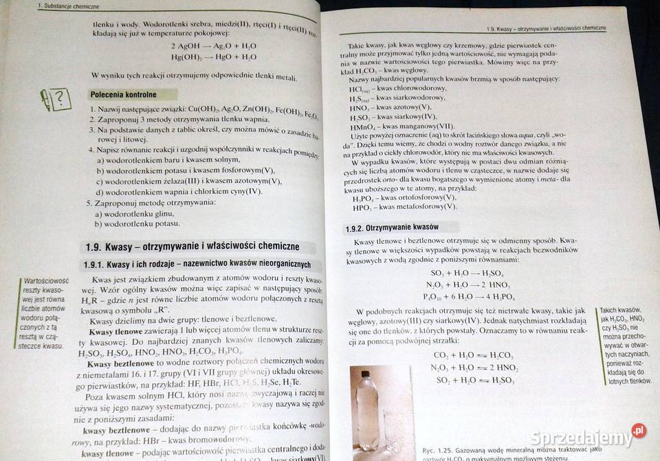 Chemia 1 Zakres podstawowy Podręcznik Stanisława Chełm sprzedam