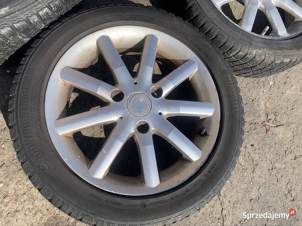 Koła 3x112 felgi aluminiowe 15 smart fortwo w450 Motoryzacja