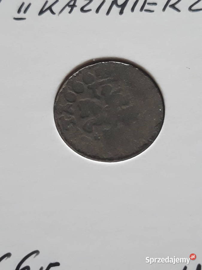 Szeląg Jan II Kazimierz 1666 r Konin
