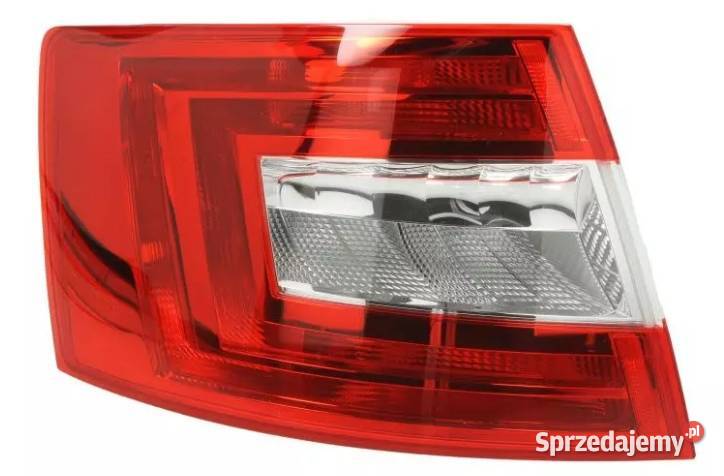 koda Octavia III 1317 Lampa tylna lewa lewe Części samochodowe Łódź