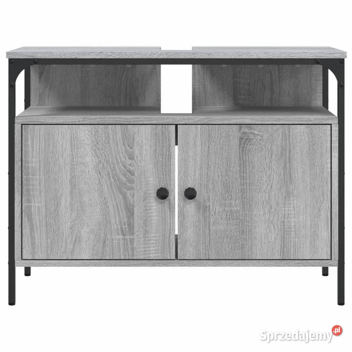 Szafka pod umywalkę szary dąb sonoma 80x30x60