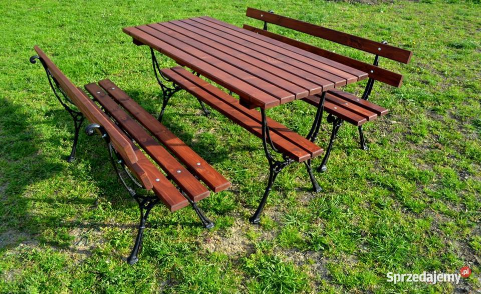 MEBLE OGRODOWE zestawy do ogrodu na taras ławki