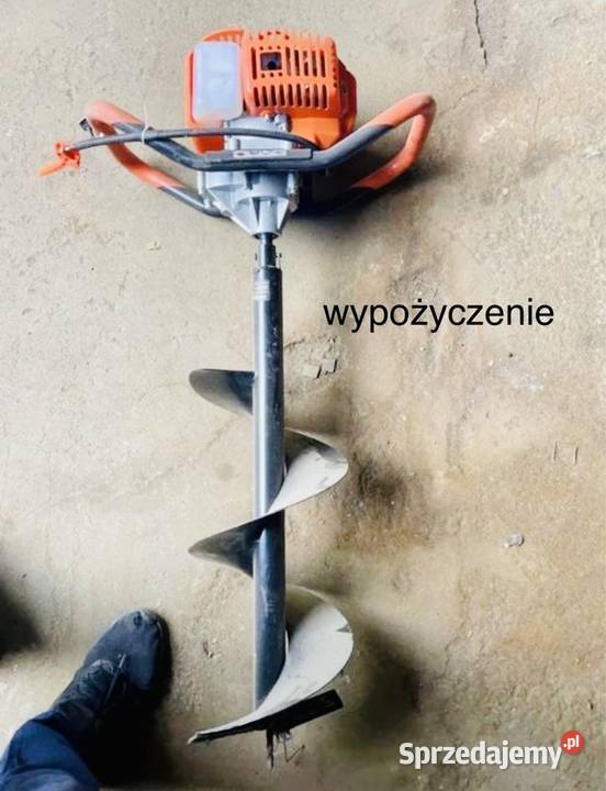 Świder spalinowy 1osobowy wiertnica glebowa 52 Bydgoszcz usługi budowlane