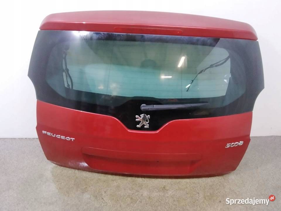 KLAPA TYŁ BAGAŻNIKA LKRD Peugeot 5008 I 2009 Rok produkcji 2012