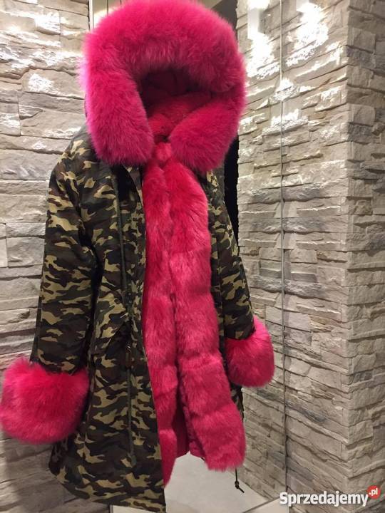 PARKA MORO Z NATURALNYM FUTERKIEM Z JENOTA sprzedam