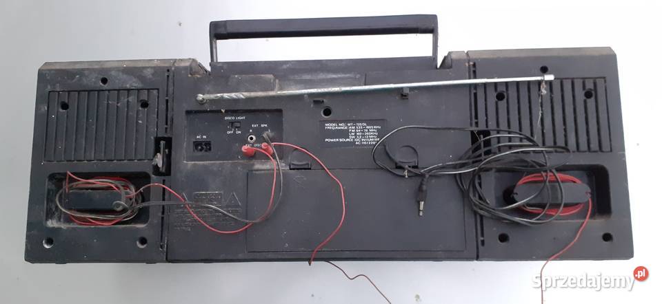 Radiomagnetofon Akaiwa MT 725 DLuszkodzony na