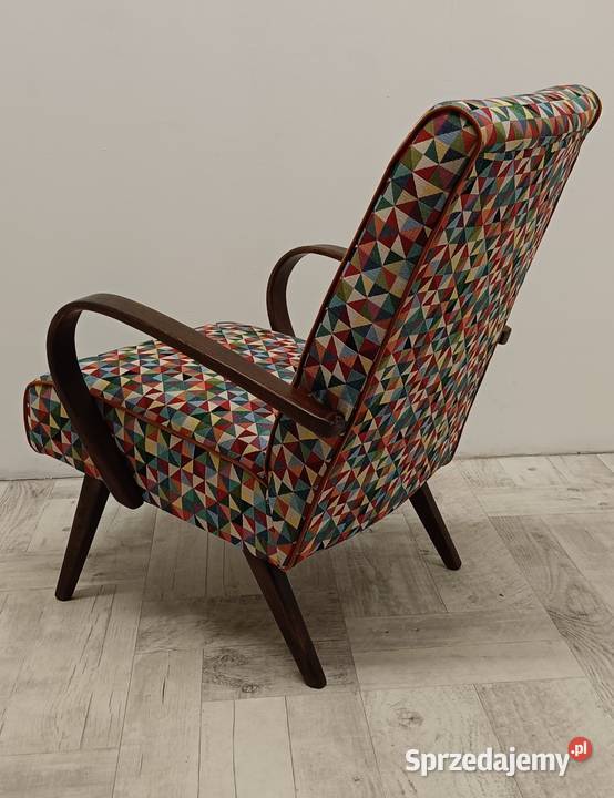 fotele PRL design lata 70te vintage Chierowski Radomsko