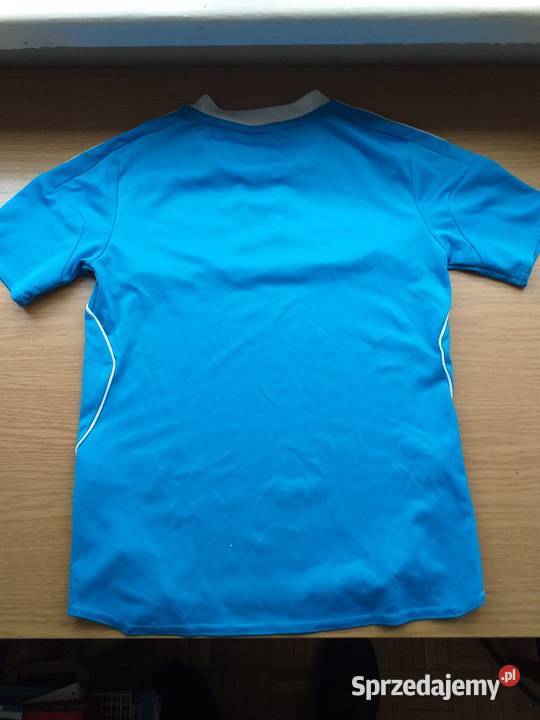Adidas TShirt Koszulka Dziecięca 128 Błękitna