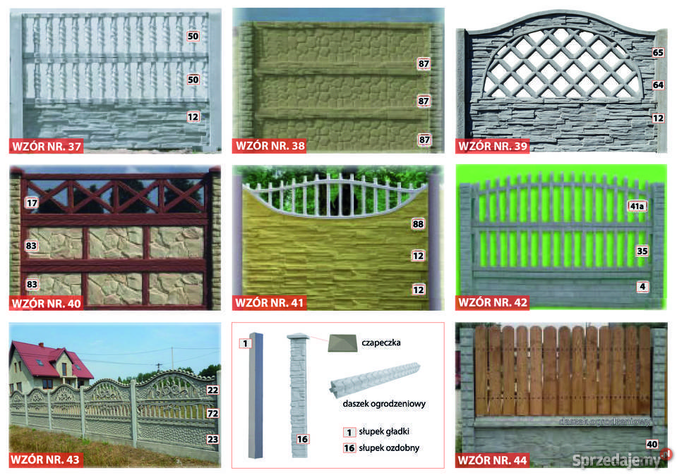 Ogrodzenia betonowe Łomża