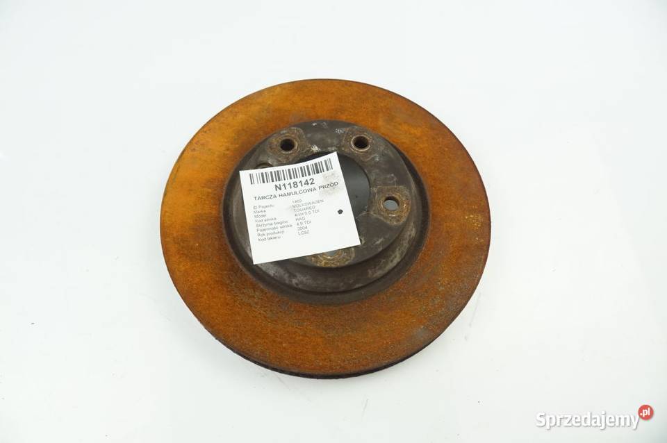 50TDI 312 TOUAREG I TARCZA HAMULCOWA PRZÓD Lipno