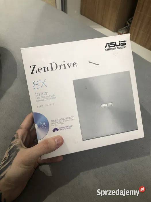 Dysk przenosny Asus ZenDrive 8X akcesoria do płyt CD i DVD