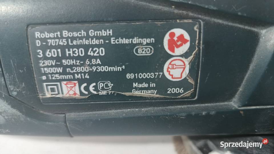 Szlifierka kątowa BOSCH Professional 1500W śląskie Katowice sprzedam