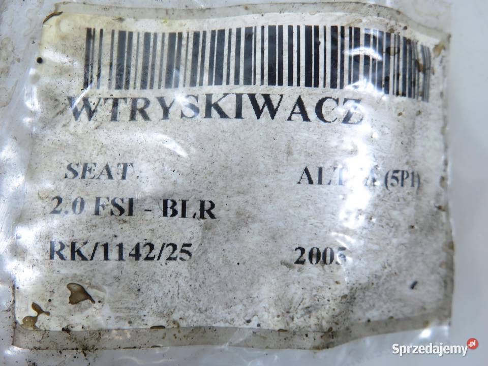 WTRYSKIWACZ SEAT ALTEA 5P1 20 FSI BLR 06F906036 Układ paliwowy