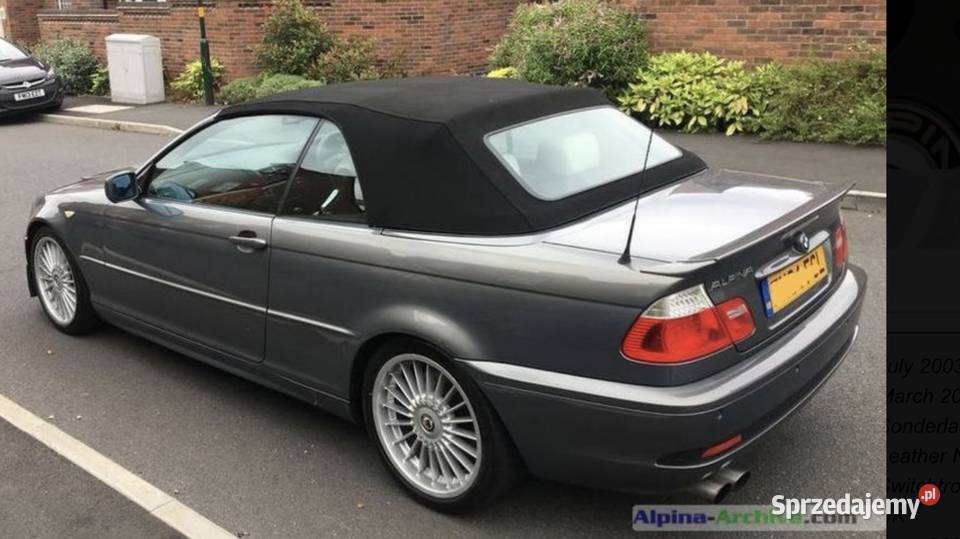 Zawieszenie BMW E46 Alpina B3 B3s amortyzatory i Sobin