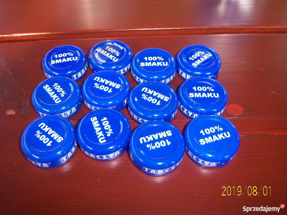 Tarczyn zakrętki nakrętki kapsle napisy kolekcja Kielce