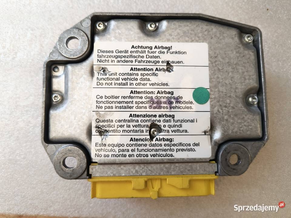 99761821708 moduł airbag z błędem 80bf sensor Kakonin sprzedam