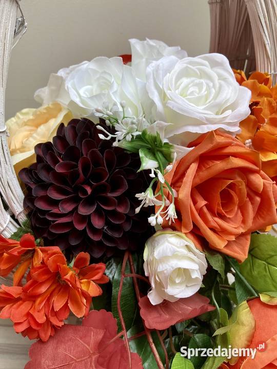 Kompozycja kwiaty sztuczne Kalisz