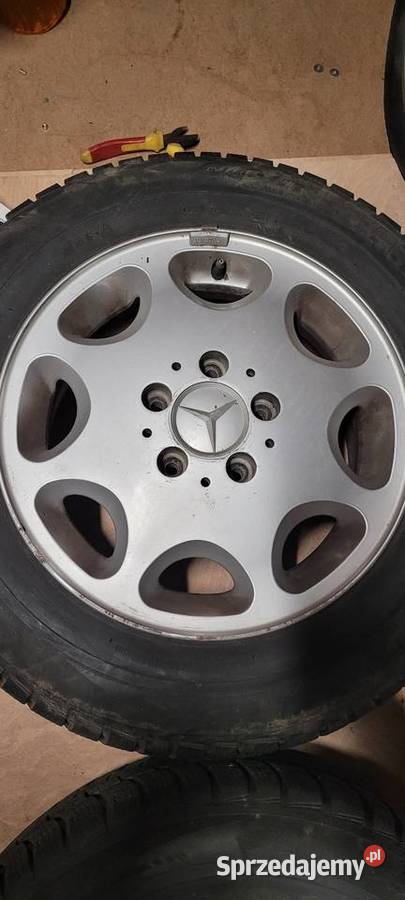 Felgi aluminiowe mercedes w 124 5x112 opony Starogard Gdański sprzedam