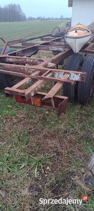 Przyczepa do bali bel balotów siana słomy łódzkie
