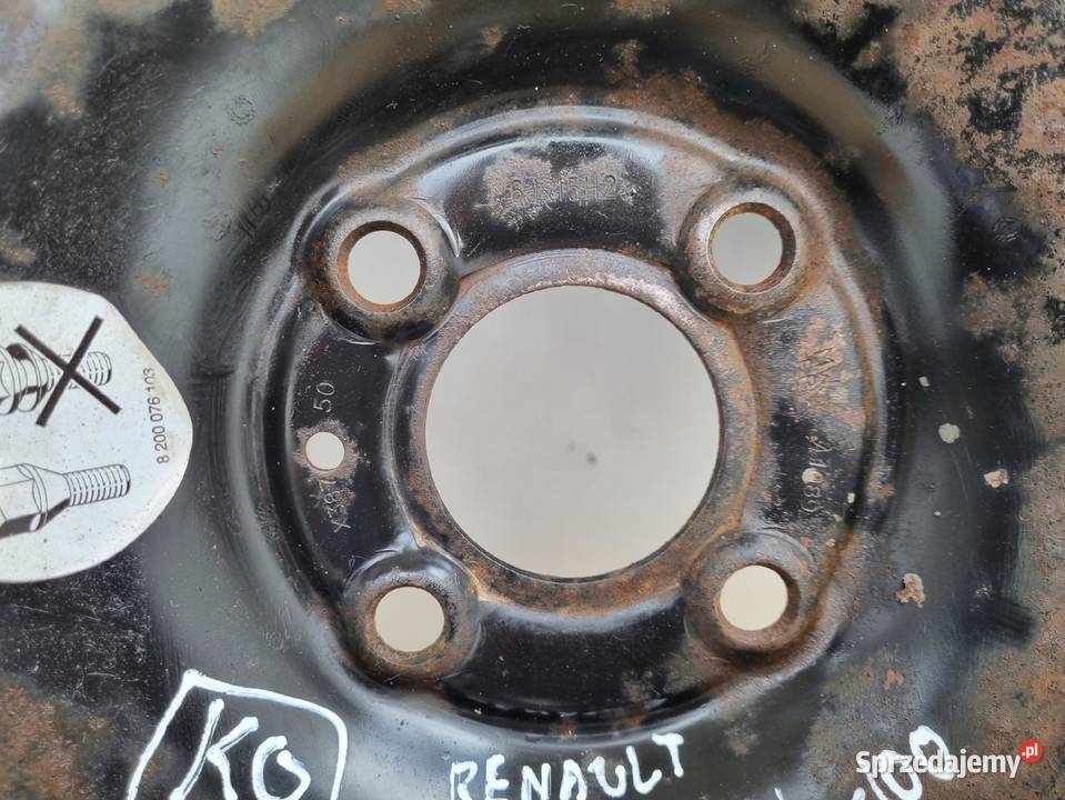 Renault Megane II Scenic II Clio KOŁO ZAPASOWE Średnica 15"