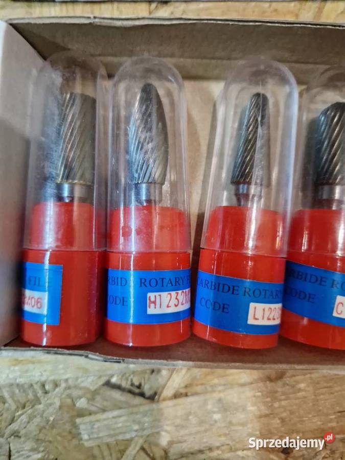 FREZY TRZPIENIOWE DO METALU 12 Larbide Burrs Głogowa