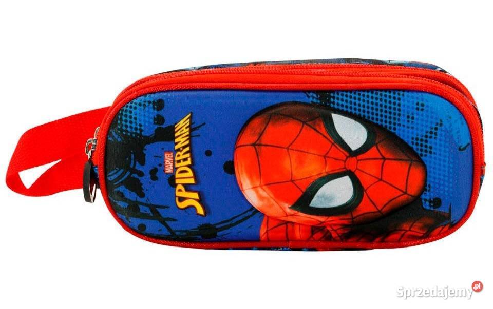 Piórnik 2 Przegrody Spiderman Saszetka 3D Mogilany