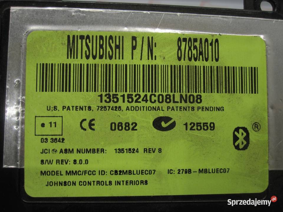 OUTLANDER II 20 DID 08r moduł Bluetooth 8785A010 Kielce sprzedam