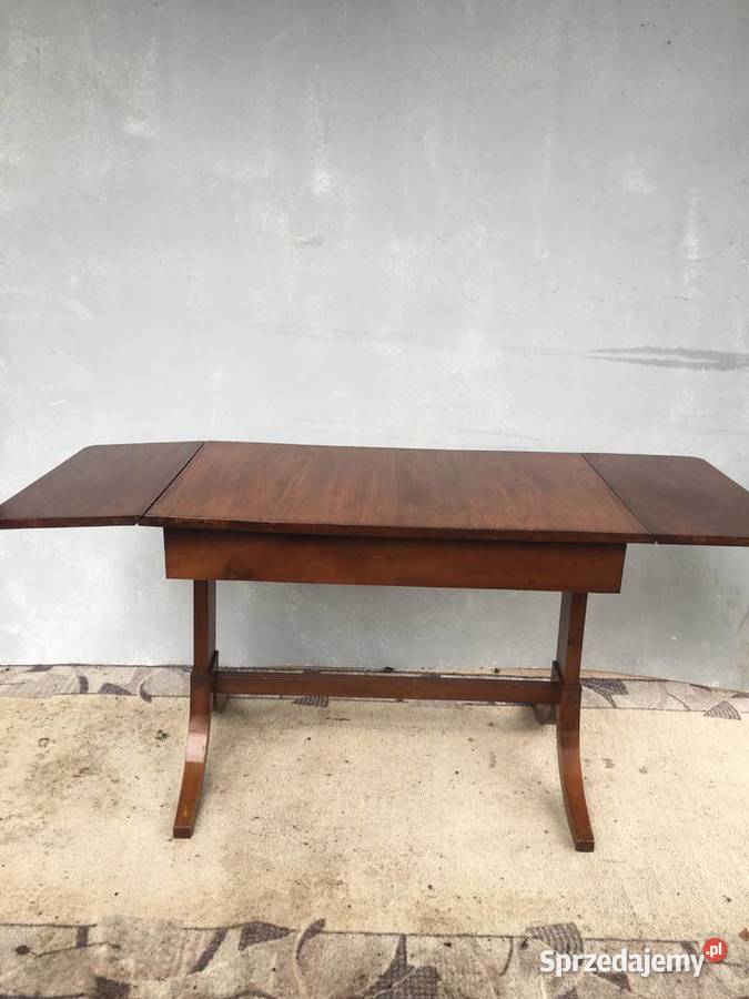Stolik do kawy klapiak biedermeier