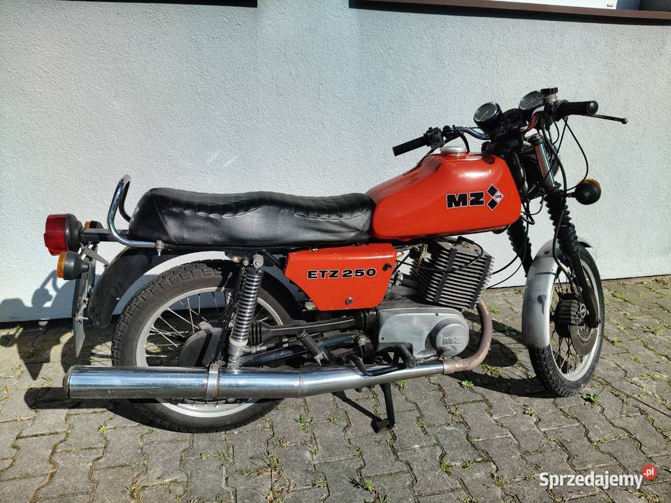 MZ ETZ 250 1986r z dokumentami biała tablica Kalisz