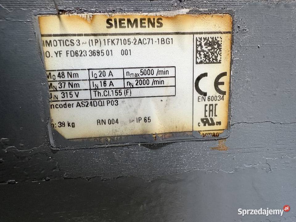 Siemens 1FK71052AC711BG1 Reburbrished Warszawa sprzedam