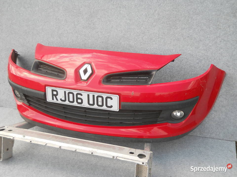 RENAULT CLIO III 195 ZDERZAK PRZÓD PRZEDNI zderzaki Siechnice