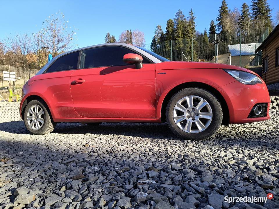 Audi A1 benzyna ful led czerwona perła małopolskie Jabłonka