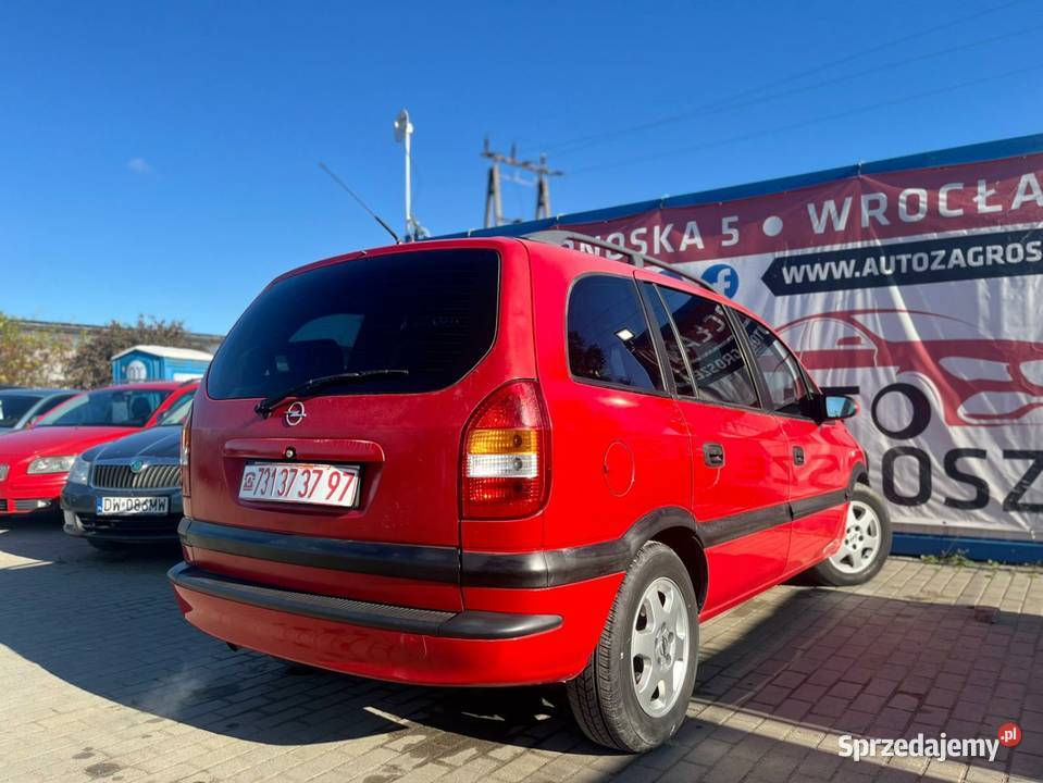 Opel Zafira 18 Benzyna7 Osobowy AUTOMAT Alufelgi 125KM Zafira Wrocław