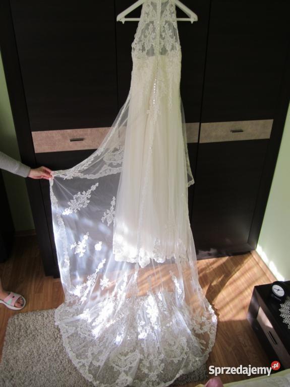 z salonu madonna koronka Pronovias Wolsztyn