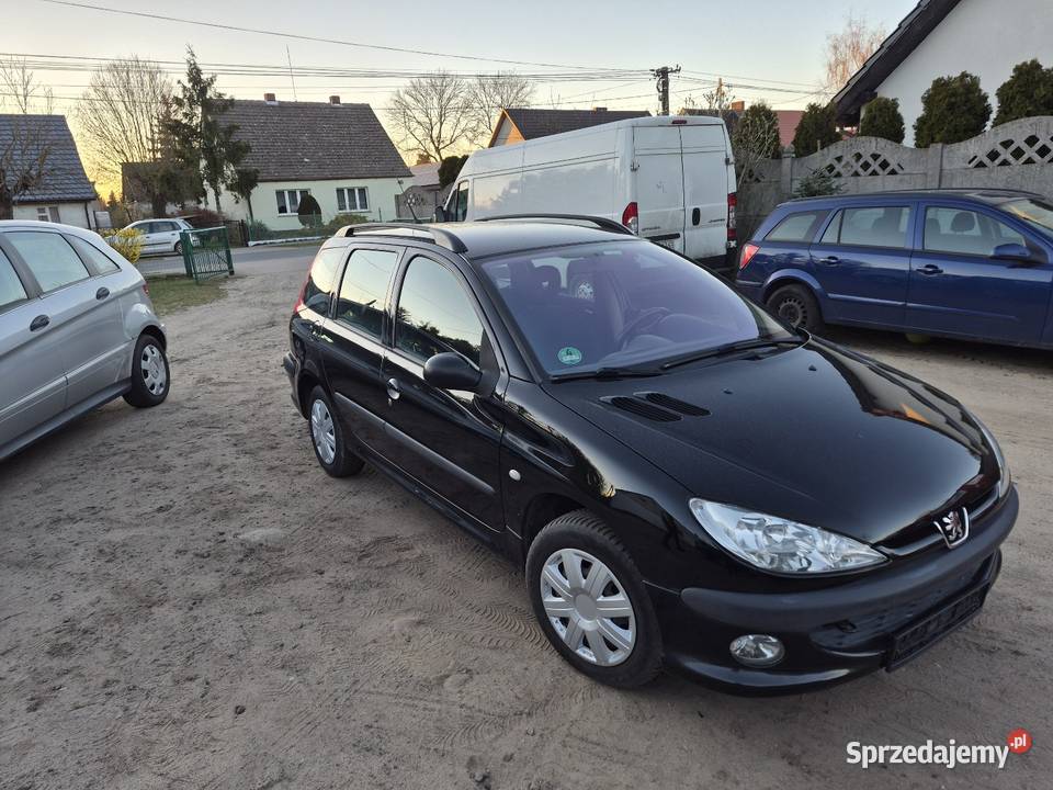 Peugeot 206 SW 2004 14 benzyna światła przeciwmgielne lubuskie Rzepin