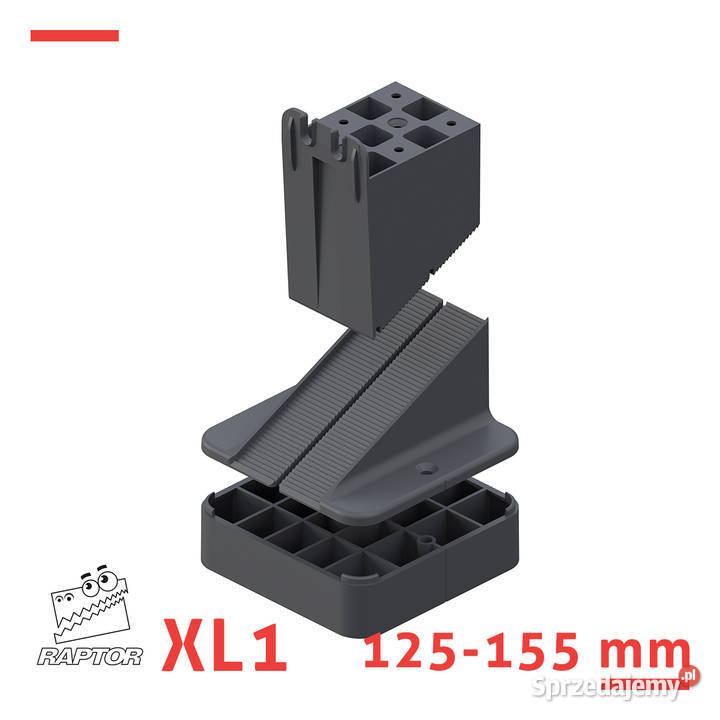 Wspornik tarasowy klinowy 125155 mm do legarów Kraków