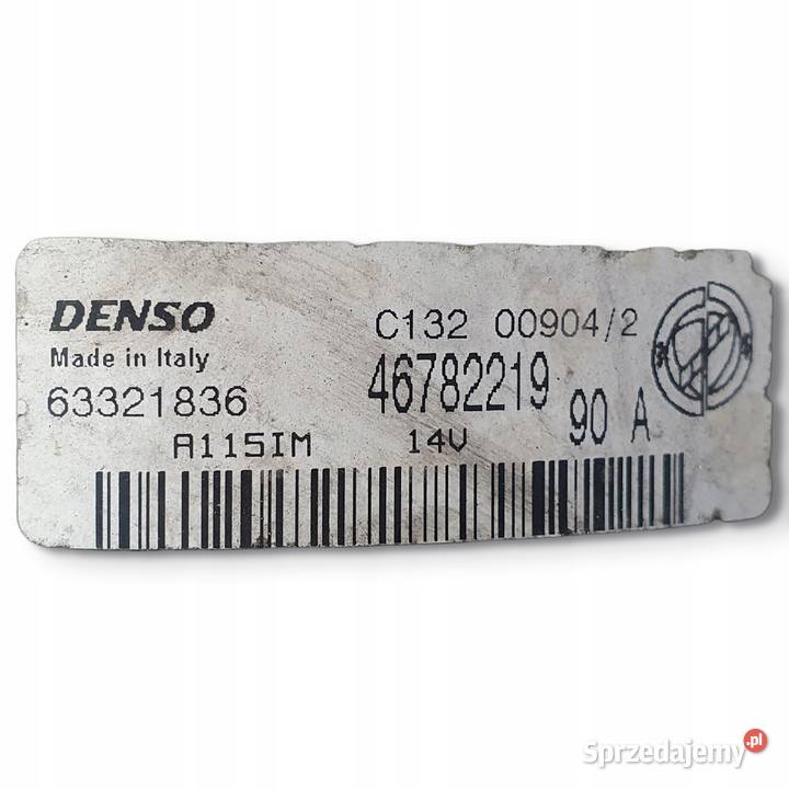 ALTERNATOR Alfa Romeo 156 20 JTS denso 46782219 Chełm