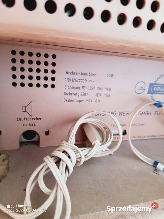 Stare radio Grundig z gramofonem sprawne zamiana Gramofony Twardogóra sprzedam