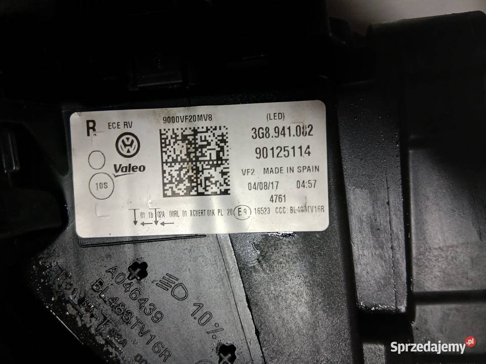 REFLEKTOR PRAWY VW ARTEON FULL LED Warszawa