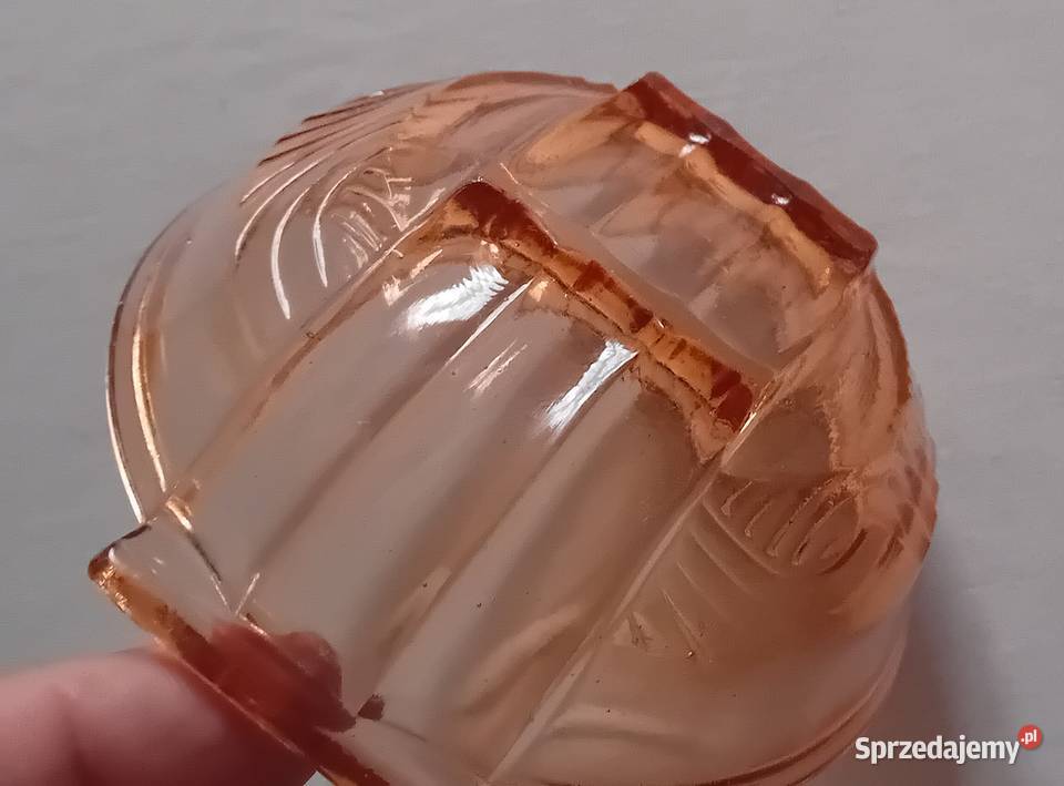 Różowa miseczka art deco Hortensja 460 w Porcelana i szkło Koźminek