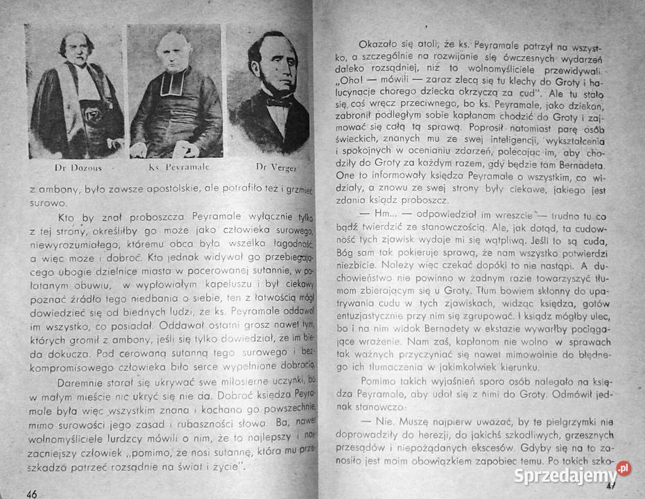 Niepokalana z Lourdes Henri Lasserre Wydanie Chełm sprzedam