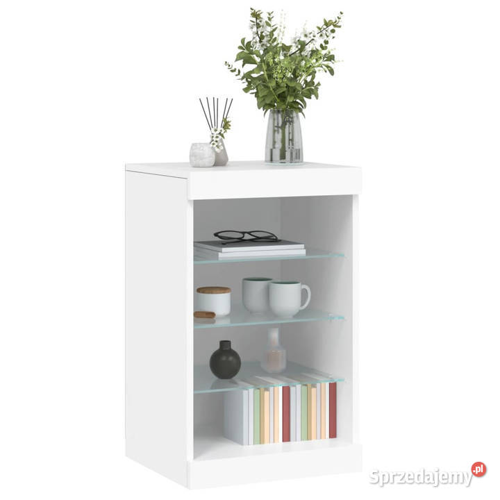 Szafka z oświetleniem LED biała 41x37x67 mazowieckie Warszawa