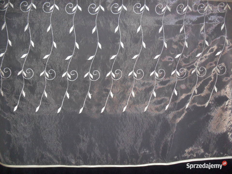 firanka krótkagotowa organtyna haft szampan Wrocław