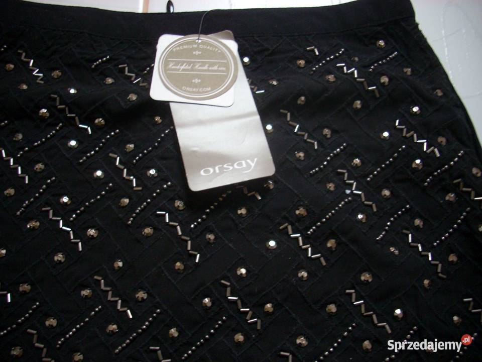 Orsay Wizytowa Spódnica Ozdobiona 34 36 Nowa czarny Spódnice i sukienki Nowy Sącz