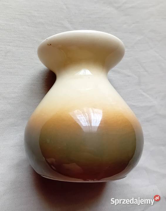 Wazonik z porcelitu Tułowice okres PRL Koźminek