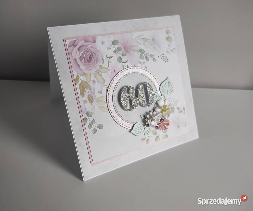 Kartka ręcznie robiona na urodziny urodzinowa Łódź