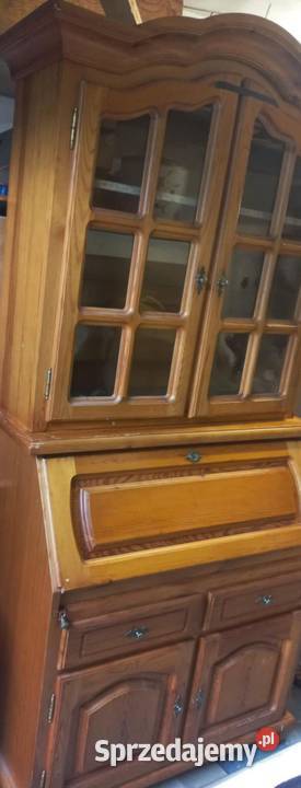 sosnowy drewniany komplet kredens komoda i Kraków
